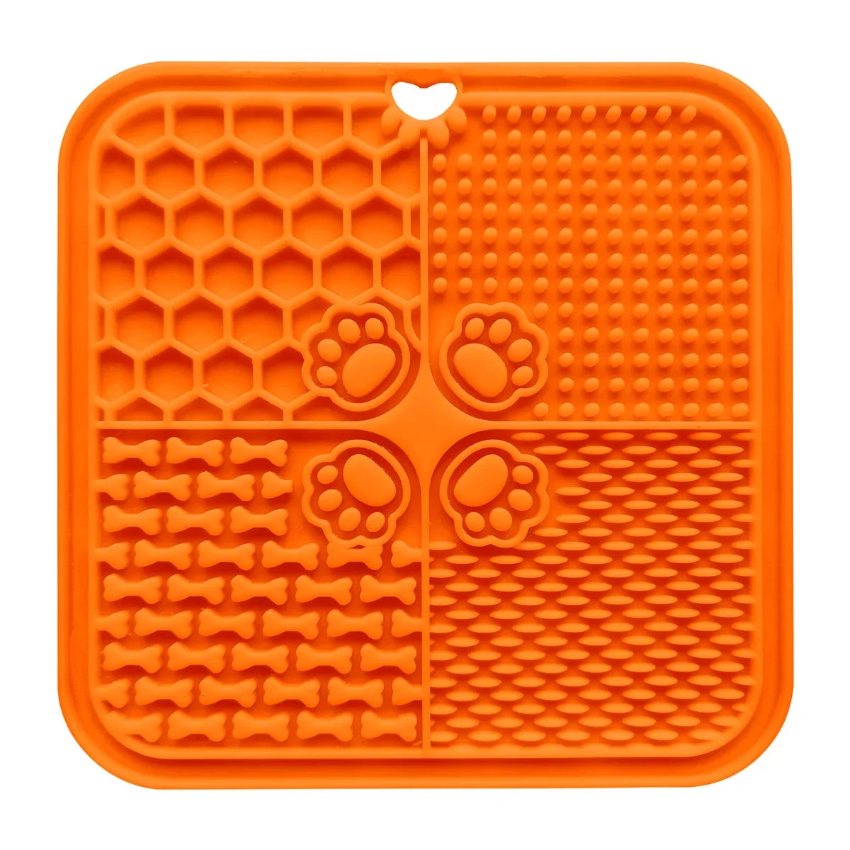 Silicone Pet Slow Feeder Lick Mat with Suction Cups – Anxiety Relief for Dogs & Cats + Bonus Scraper Happy Woof Meow