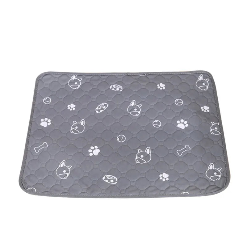 Reusable Dog Pee Pad Blanket – Washable, Highly Absorbent Pet Training Mat & Car Seat Protector Happy Woof Meow