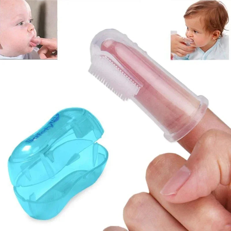 Super Soft Pet Finger Toothbrush Teddy Dog Brush Bad Breath Tartar Teeth Care Tool Dog Cat Cleaning Silicagel Pet Supplies